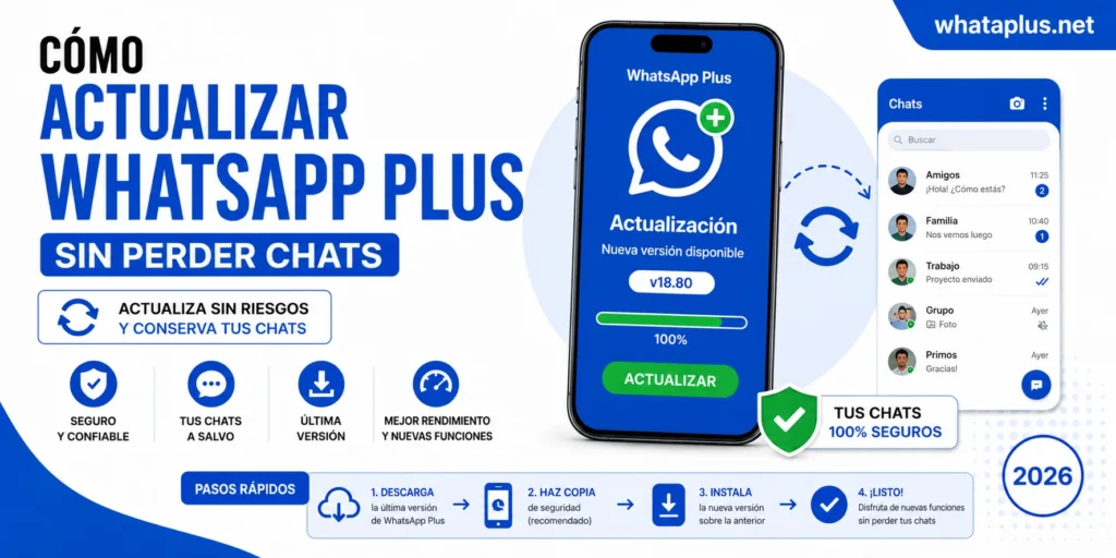 Como Actualizar WhatsApp Plus Sin Perder chats