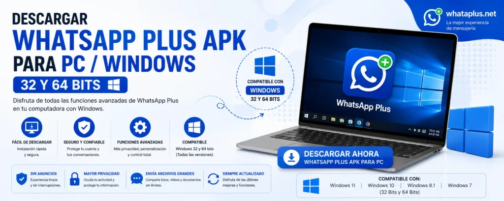 WhatsApp Plus Para PC and Windows